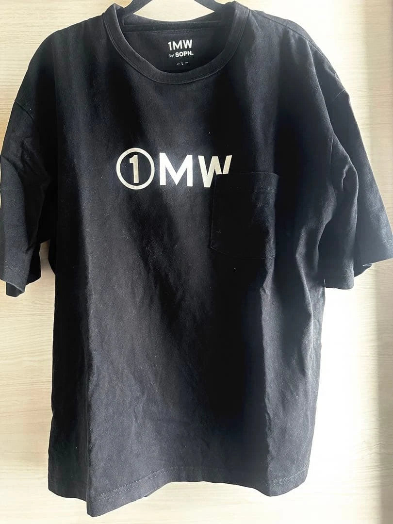 GU × SOPH. 1MW Pocket T-Shirt L Black - Stylish Streetwear