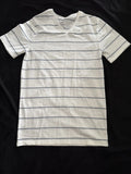 Men's Goodfellow & Co. V Neck Shirt White & Blue Stripes Size Small NWOT
