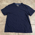 Steel & Concrete dark blue 100% cotton V-Neck Tee Mens Size M