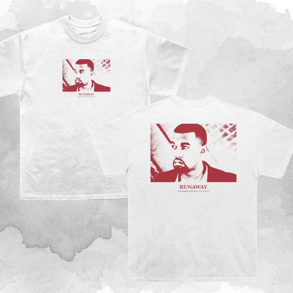 Double Sided Runaway “Endorsed By Kanye” T-shirt (With Backprint) Allsizes