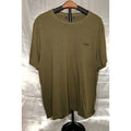 Michael Kors Olive Green Logo T Shirt Minimalist Casual Designer Mens XL