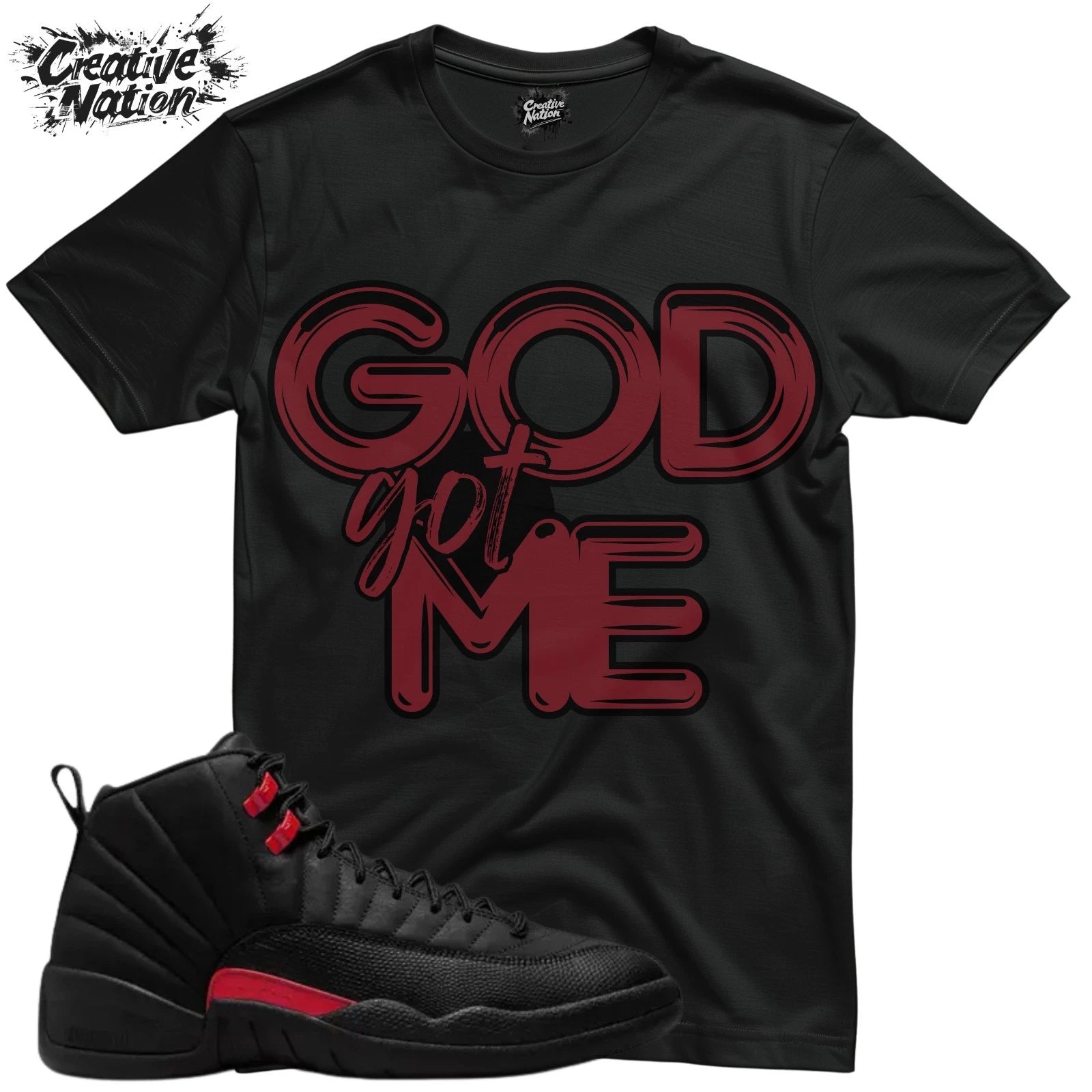 Shirt To Match 12 Unisex Tee Sneaker Shirt GOD Got Me Shirt Sneaker Tee Outfit