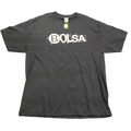 Bolsa Logo TShirt Mens XL Black Short Sleeve 100% Cotton Tee Alstyle Surf Skate
