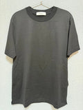 AOURE PAGEE Black T-Shirt Size M - Stylish Ribbed Neckline