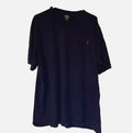 Polo Ralph Lauren Normcore Minimalist Navy Blue Crew Neck Men's T-Shirt SZ XL