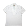 ORTTU Star Neck Shirt  White Short Sleeve Avant Garde Minimalist Top  Size M