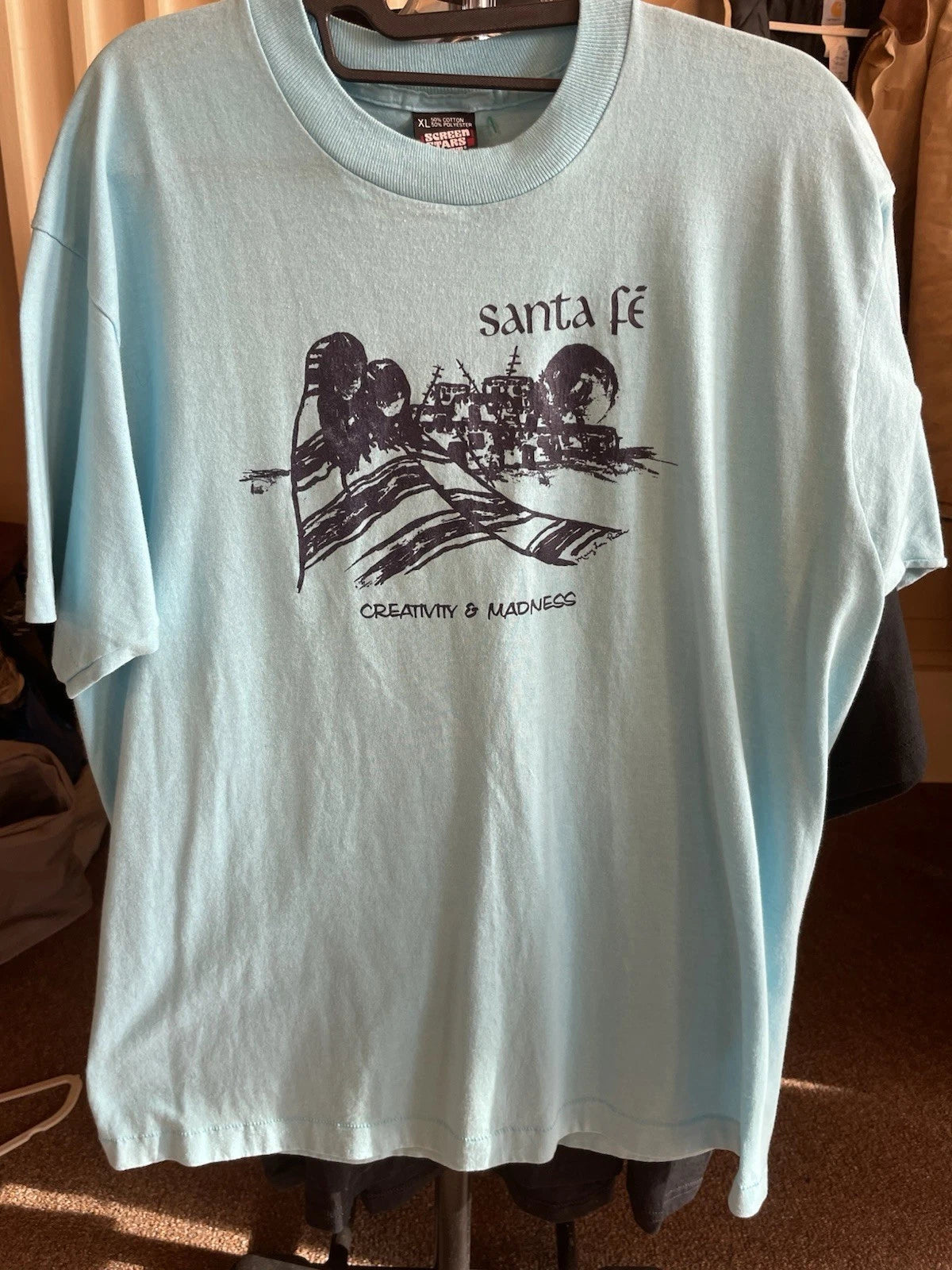 Vintage Sante Fe New Mexico Creativity And Madness Graphic T Shirt!