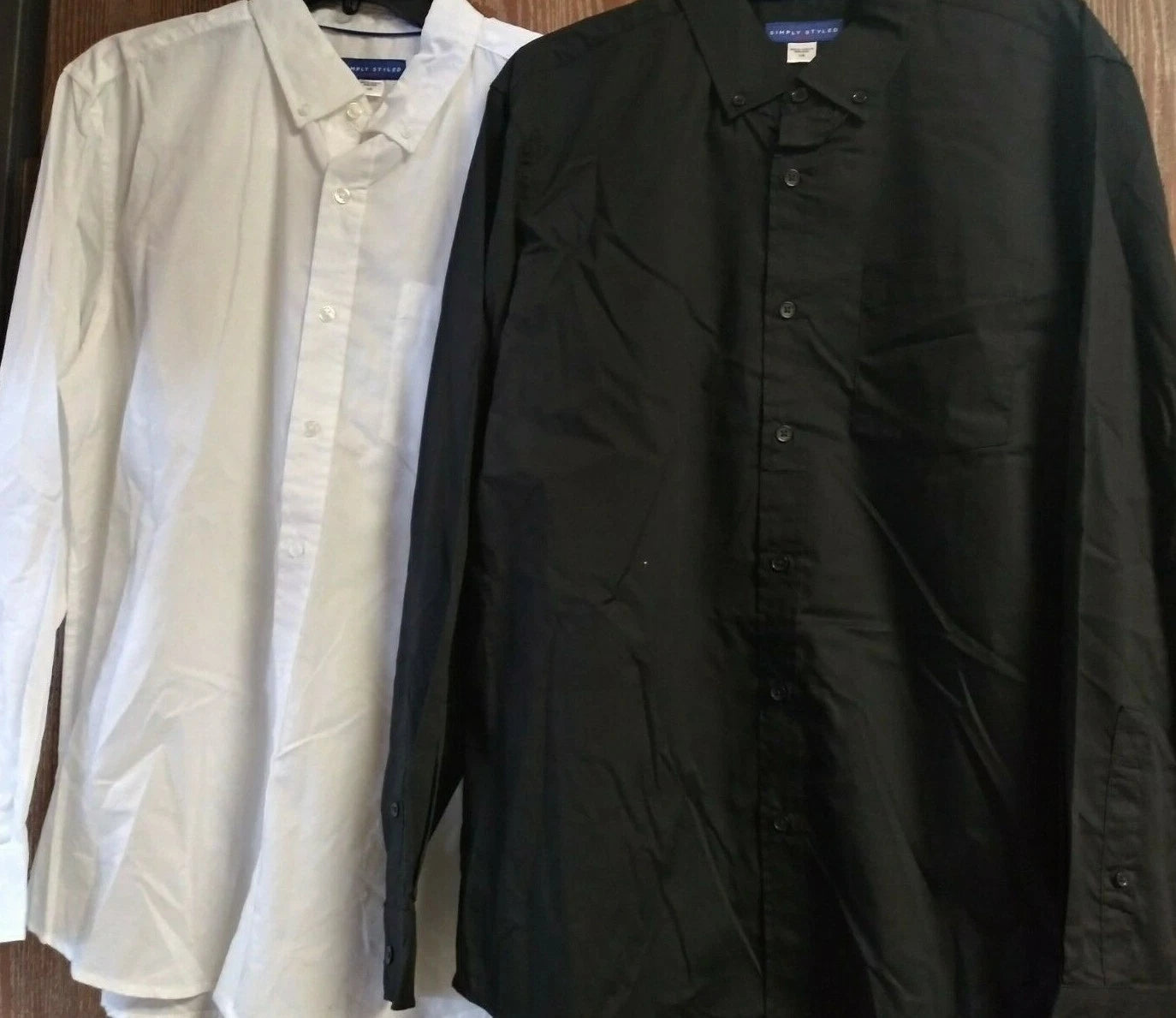 Simply Styled 2 Shirts Size 3XL Black & White or Two White