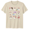 Cute Kawaii Pastel Ghost Life Womens T-Shirt Kawaii Spooky Halloween