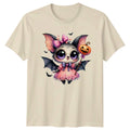 Cute Bat Halloween Animal Mens Womens Graphic Unisex Tee