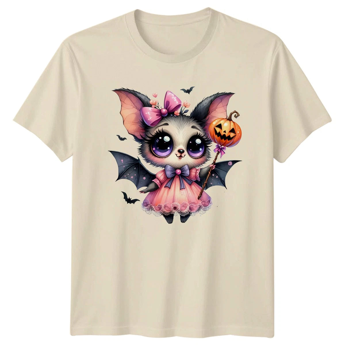 Cute Bat Halloween Animal Mens Womens Graphic Unisex Tee