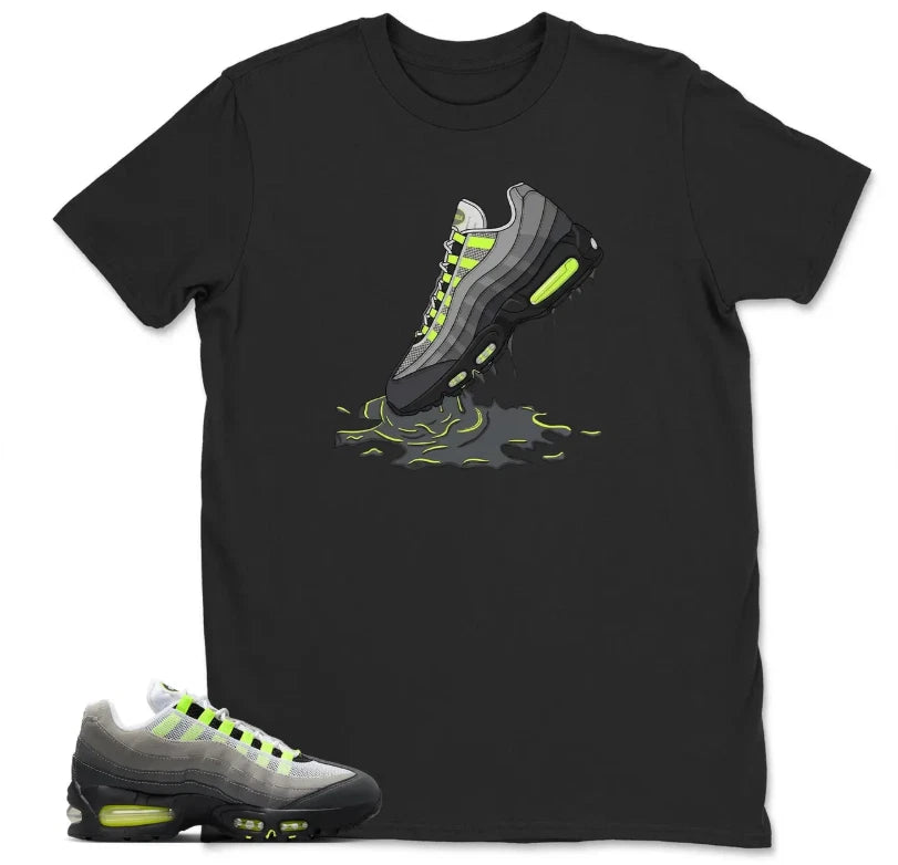 Air Max 95 Big Bubble Neon Yellow Black Cool Grey 2026 OG T Shirt Match Dripping
