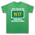 Saw Doctors I Wish I Was On That N17 Stone Walls Irish Rock Adults T-Shirt