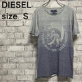 Diesel T-Shirt S Stylish Border Casual Men Japan
