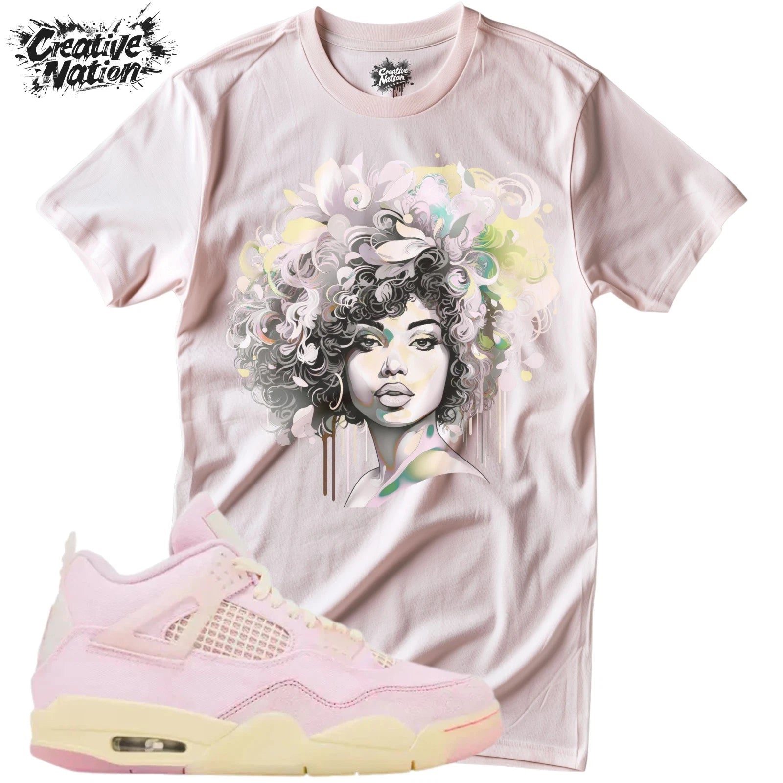 Shirt To Match 4 Unisex Tee Sneaker Shirt Afro Shirt For Sneaker Tee