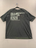 Vintage Y2K Southpole Baggy Boxy Black Grunge T Shirt Men 5XL *HOLES*