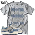 Shirt To Match 3 Low SP Olive Grey Unisex Tee Gym Shirt