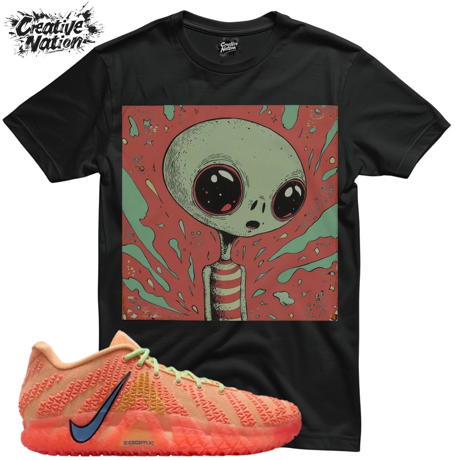 Shirt To Match 3 Daybreak Unisex Tee Sneaker Shirt Alien Shirt