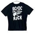 AC/DC Round Neck Black T-Shirt Men Size 2XL