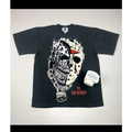 Warren Lotus Men's Black  Jason Skull Graphic Print T-Shirt Size S