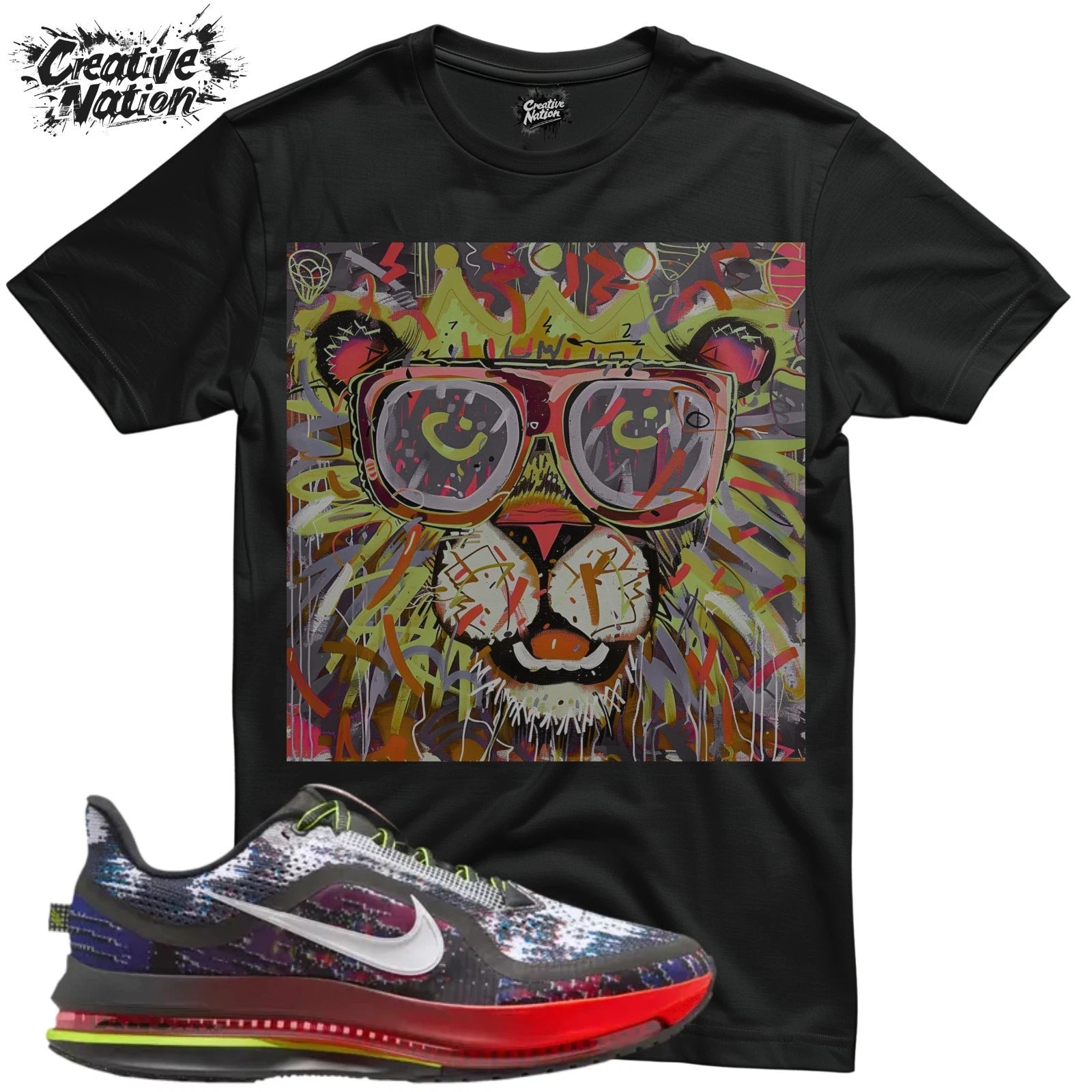 Shirt To Match Air Zoom Premium Multi-Pixel Unisex Tee Lion Shirt