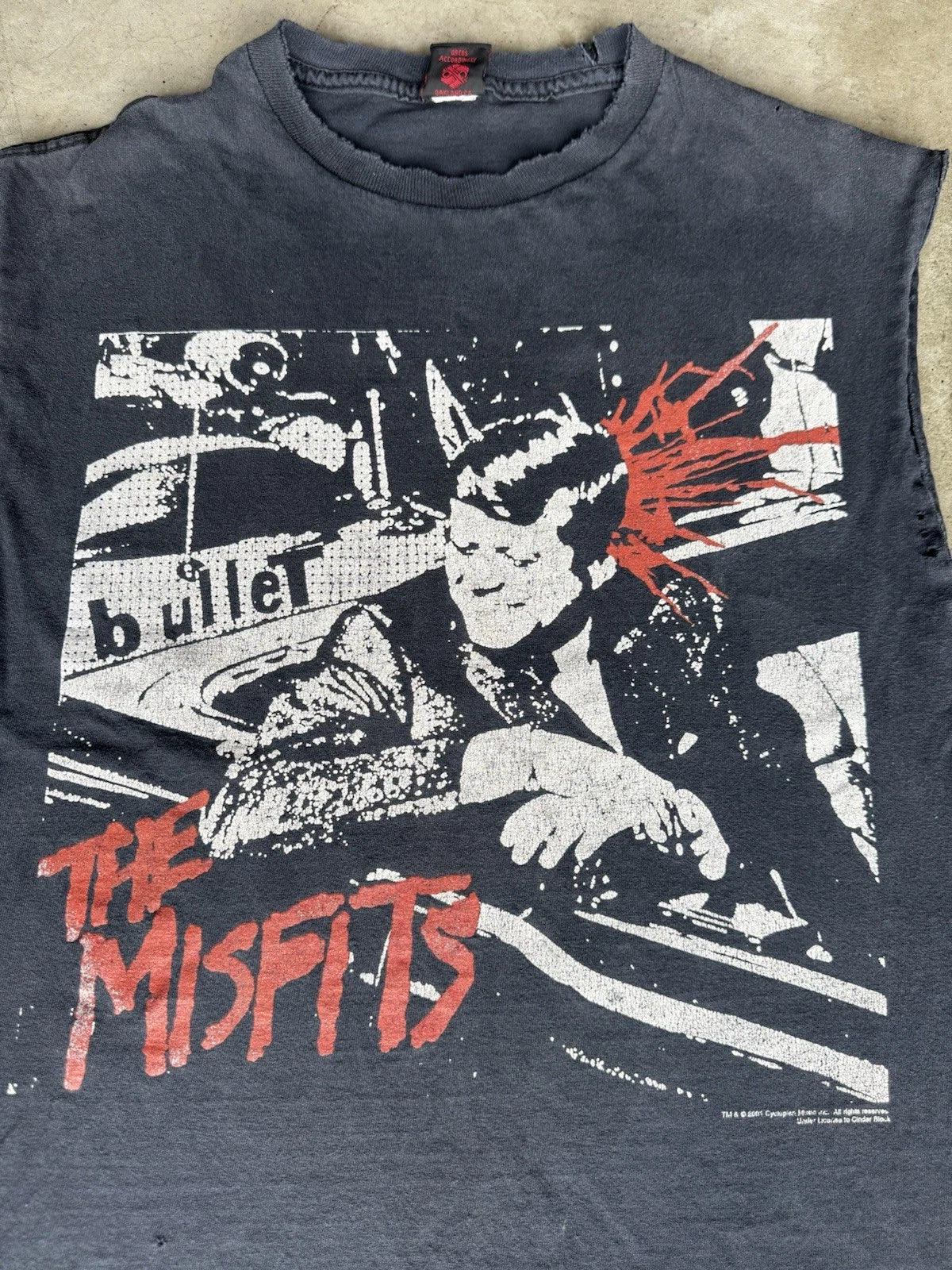 Vintage 2001 Misfits JFK T-Shirt Size M #goth #grunge #grungecore