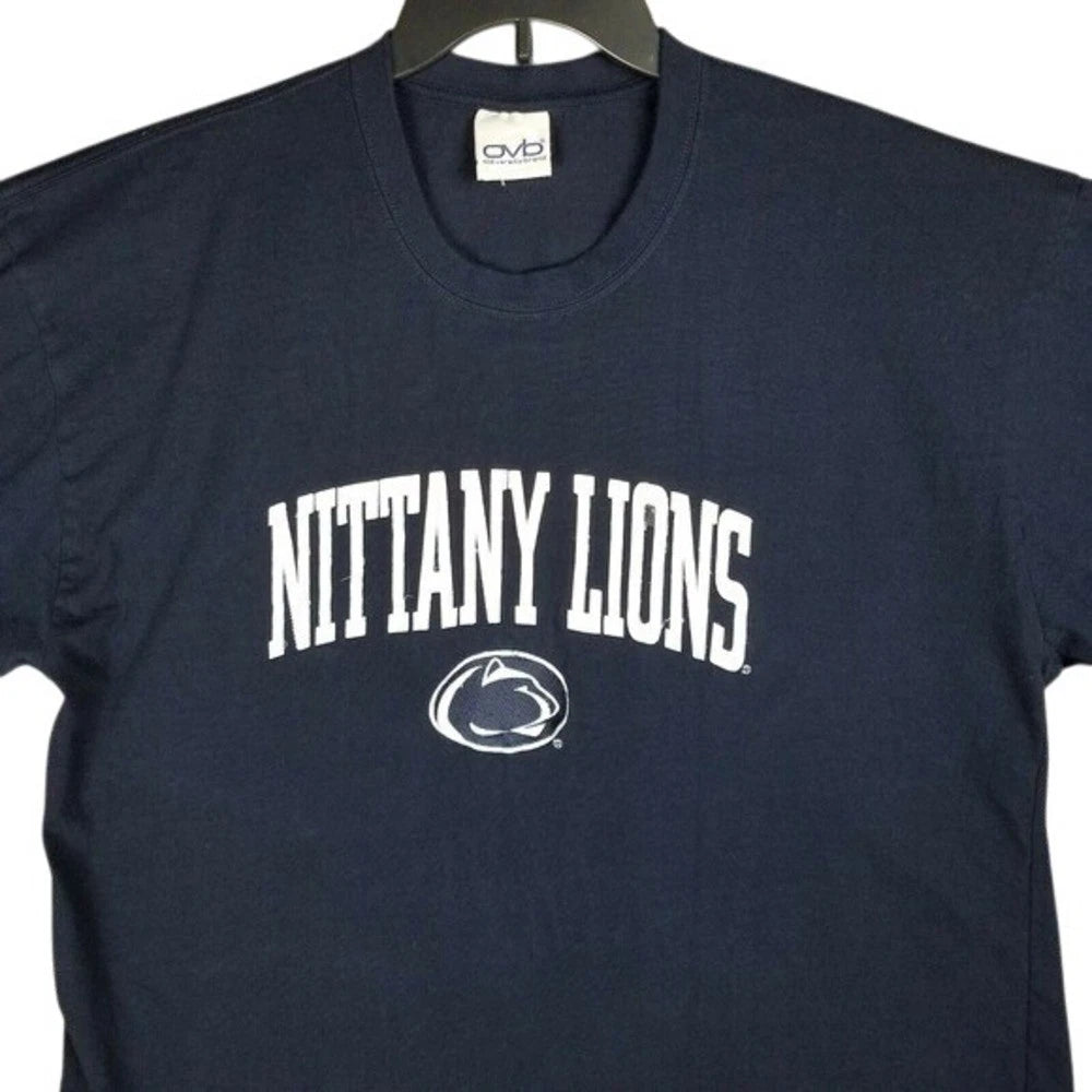 Penn State Nittany Lions Shirt Mens 2XL Football Raised Letter Collegiate Alumni