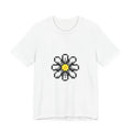 Unisex Jersey Short Sleeve Tee Cute 8-Bit Retro Pixel Art Daisy Flower Shirt