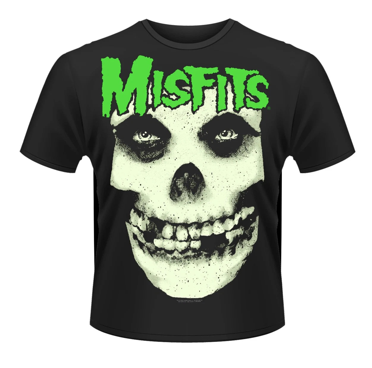Misfits Glow Jurek Skull Rock Punk Official Tee T-Shirt Mens Unisex