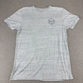 VEECE T Shirt Mens M Heather Gray Short Sleeve Big Logo Graphic Modern Casual