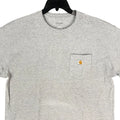 Carhartt Mens XL Workwear Streetwear Oversized Gray Canvas Utility Shirt