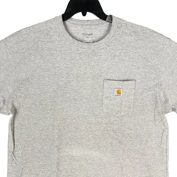 Carhartt Mens XL Workwear Streetwear Oversized Gray Canvas Utility Shirt