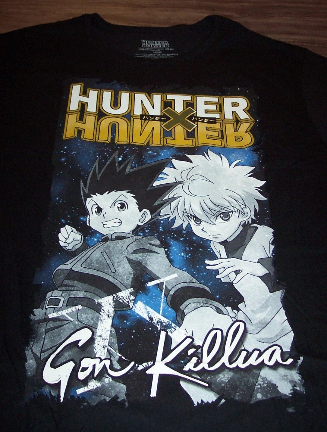HUNTER X HUNTER Gon and Killua Anime T-Shirt MENS LARGE NEW