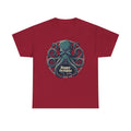 Happy Octopus T-Shirt | Vintage Octopus Illustration, Nautical Tee Funky Cool