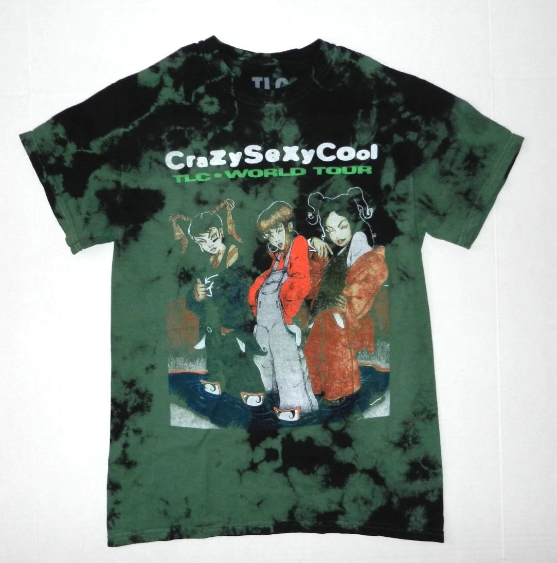 TLC   Crazy, Sexy, Cool  World Tour Tie Dye  T-Shirt New