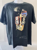 Acrylick Clothing T Shirt Creativity Over Intelligence Vintage Stereo Graphic XL