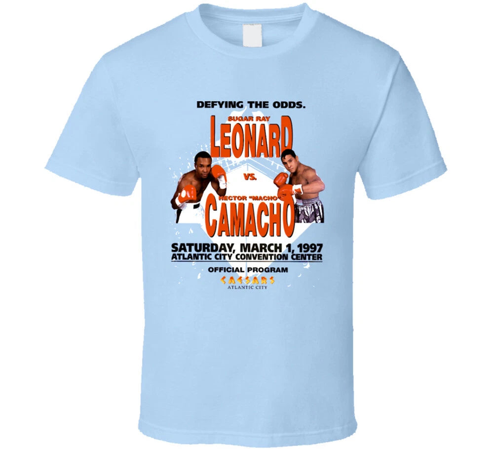 Sugar Ray Leonard Hector Macho Camacho Boxing Boxer T Shirt