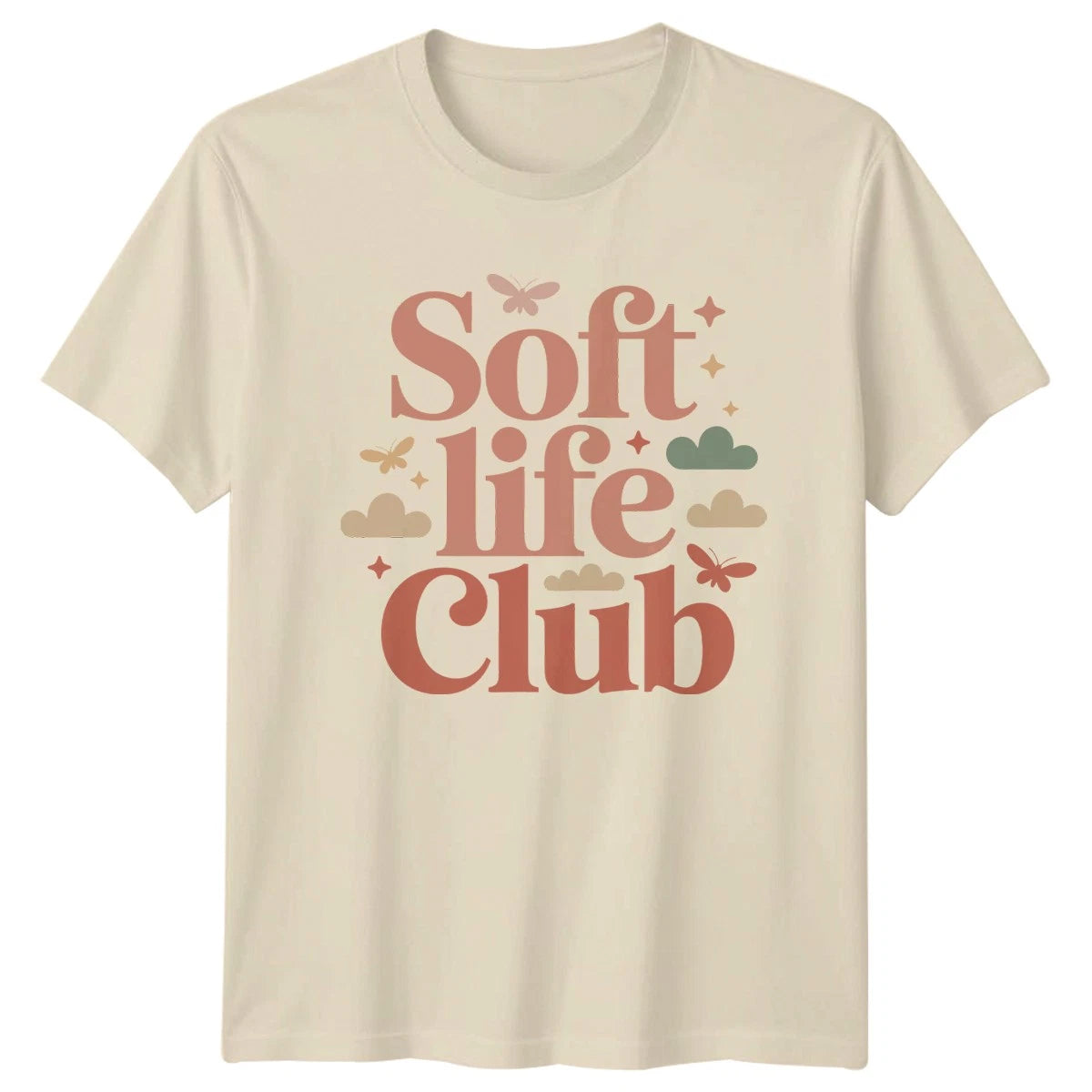 Soft Life Club T-Shirt Aesthetic Lifestyle Birthday Gift For Him And Her