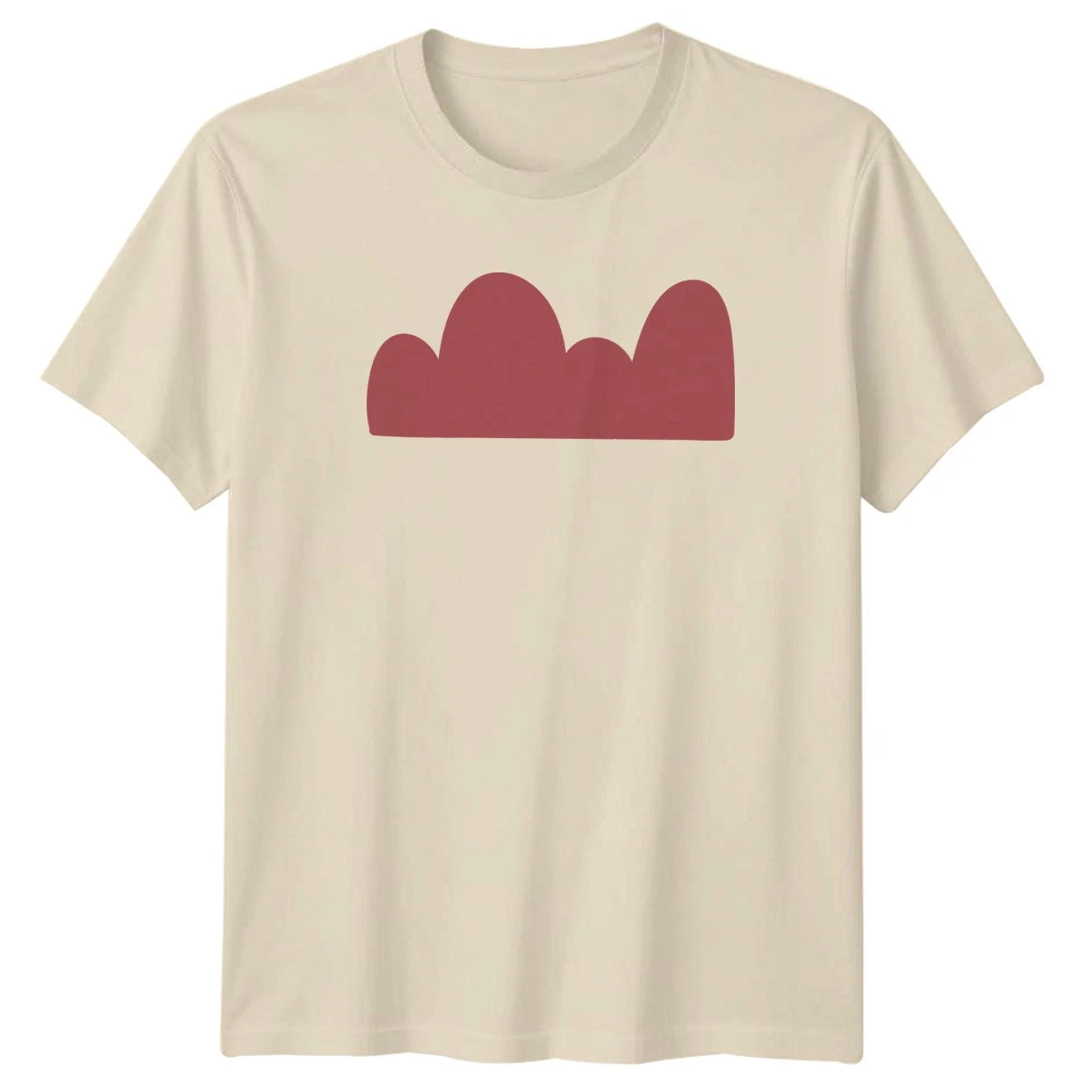 Soft Abstract Cloud Minimalist T-Shirt Cloud Design Abstract Art Birthday Gift