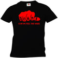 NEW SLADE 70's RED PRINT  Glam Rock Band Mens T-Shirt Black WavePunkTeeBandMusic