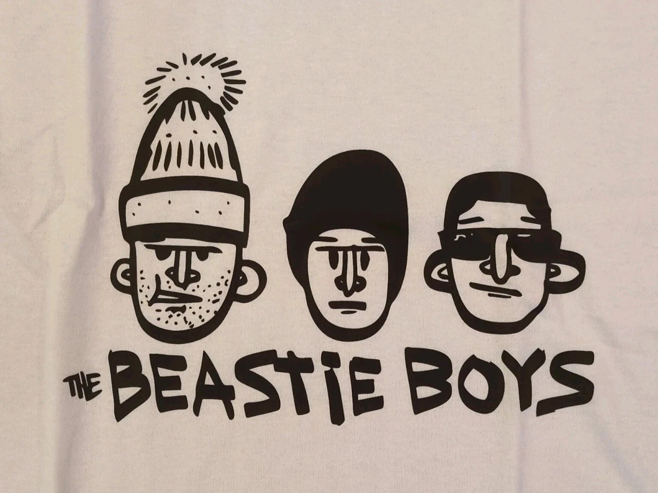 The Beastie Boys band Rare design White T shirt 90s Classic tee Cotton Heavy