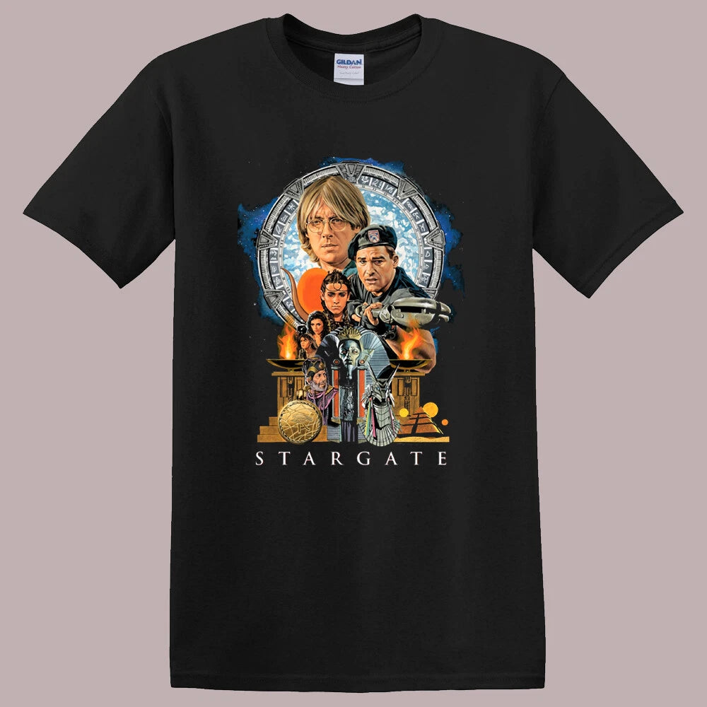 Stargate Sci-Fi Movie Men's Black Size S-5XL