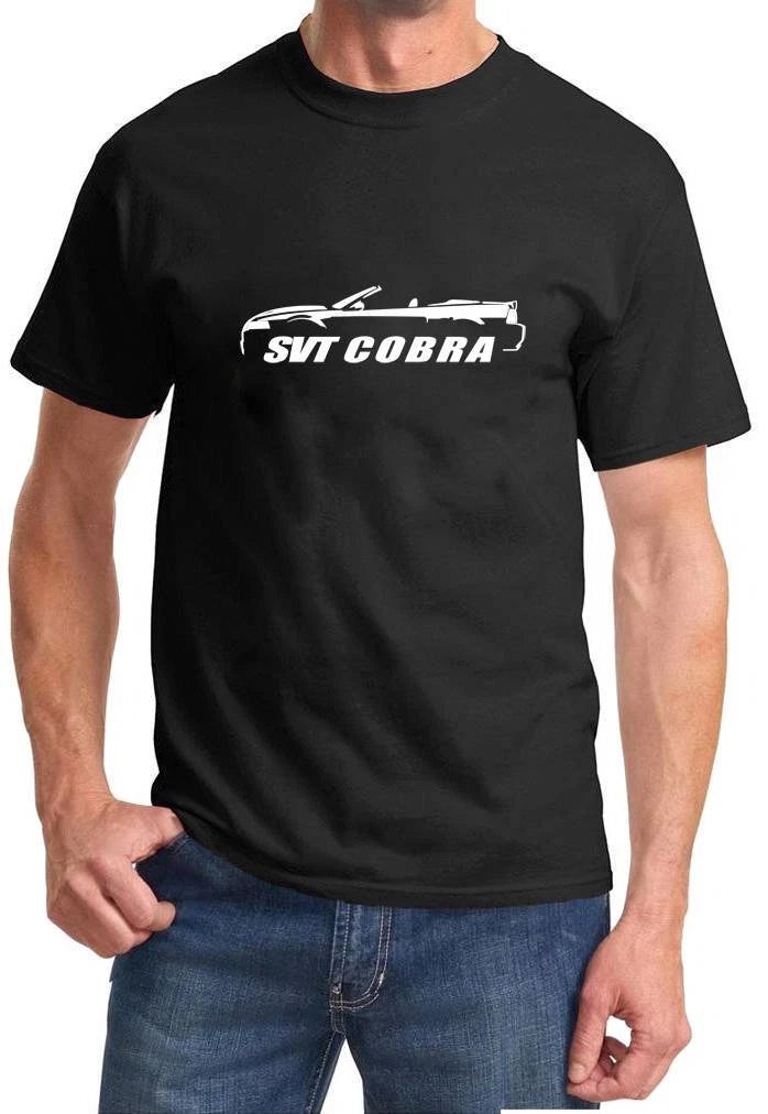1999-04 Ford SVT Cobra Mustang Convertible Outline Design Tshirt NEW