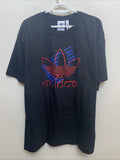 NEW Adidas Men's Short Sleeve Crew Neck T-shirt Black 2XL OG Sketch Trefo NWT$30