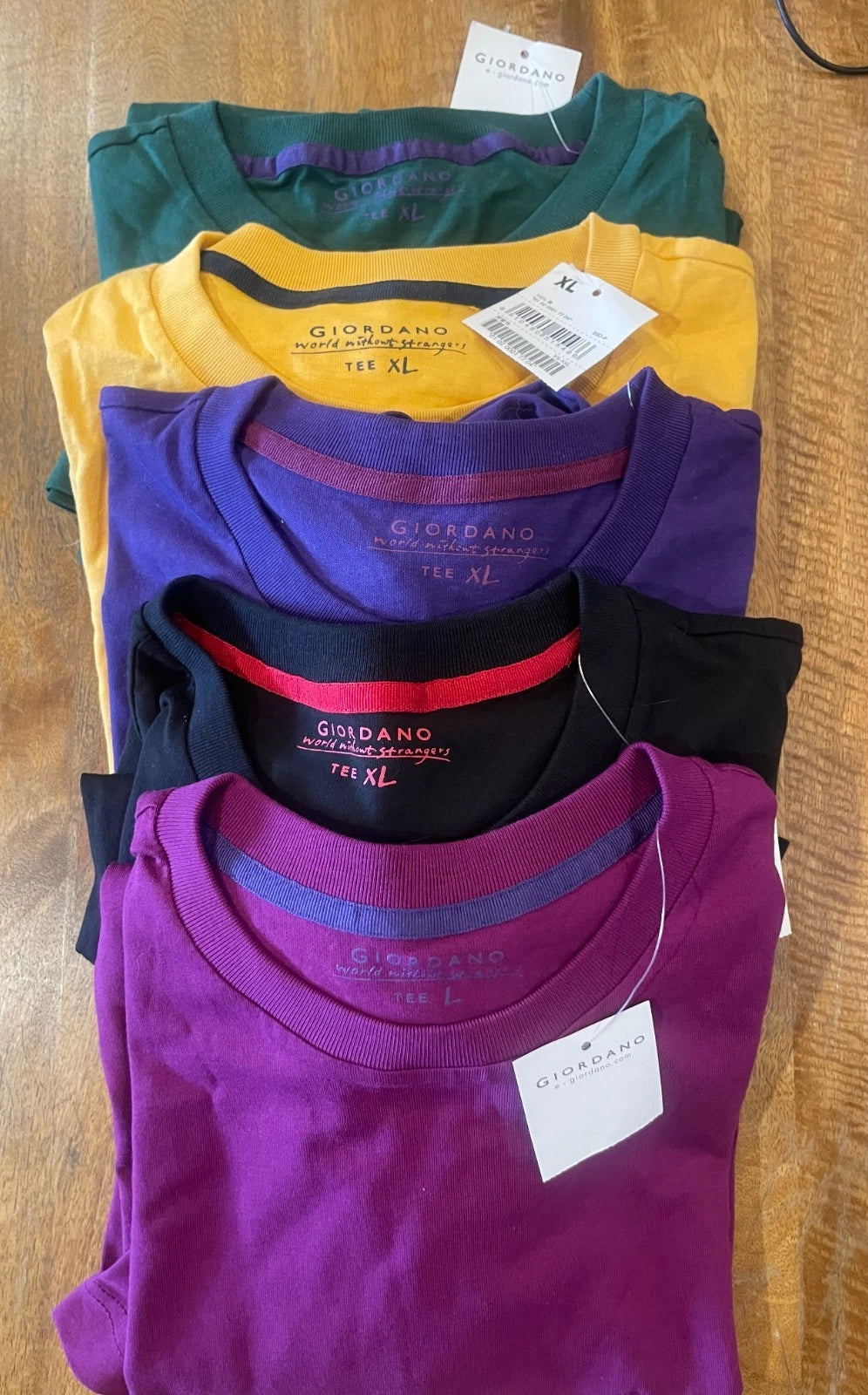 Giordano Basic Tee BNWT Multiple Colours and Sizes