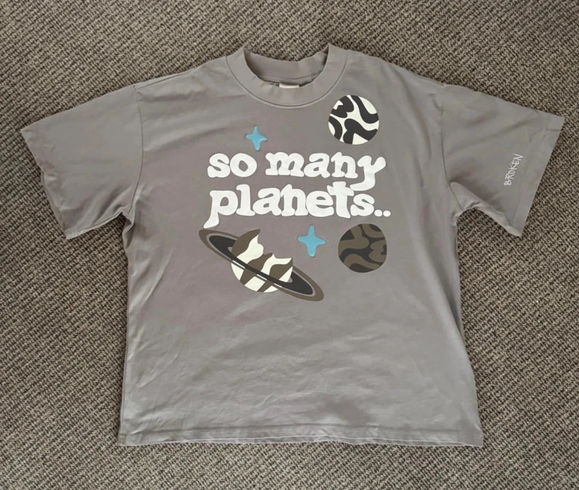Broken Planet T-Shirt Gray