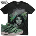 Shirt To Match 3 Concrete Unisex Tee Sneaker Shirt Afro Shirt For Sneaker Tee
