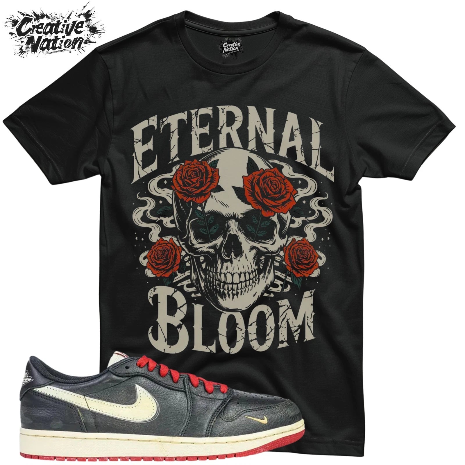 Shirt To Match 1 Low OG Better With Time Unisex Tee Skull Shirt