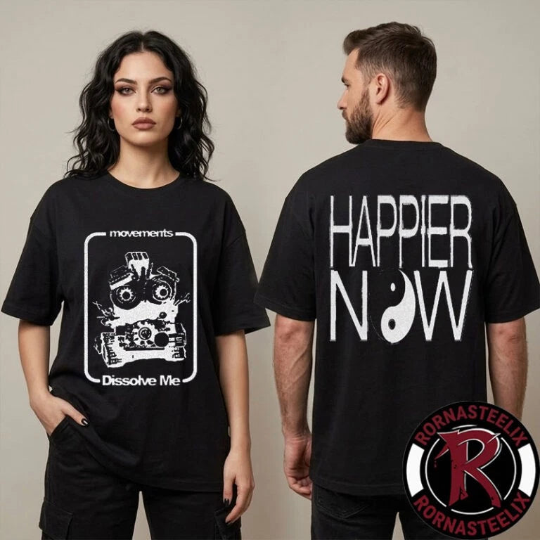 Movements Happier Now USA Tour Dissolve Me Unisex T Shirt Two Sided