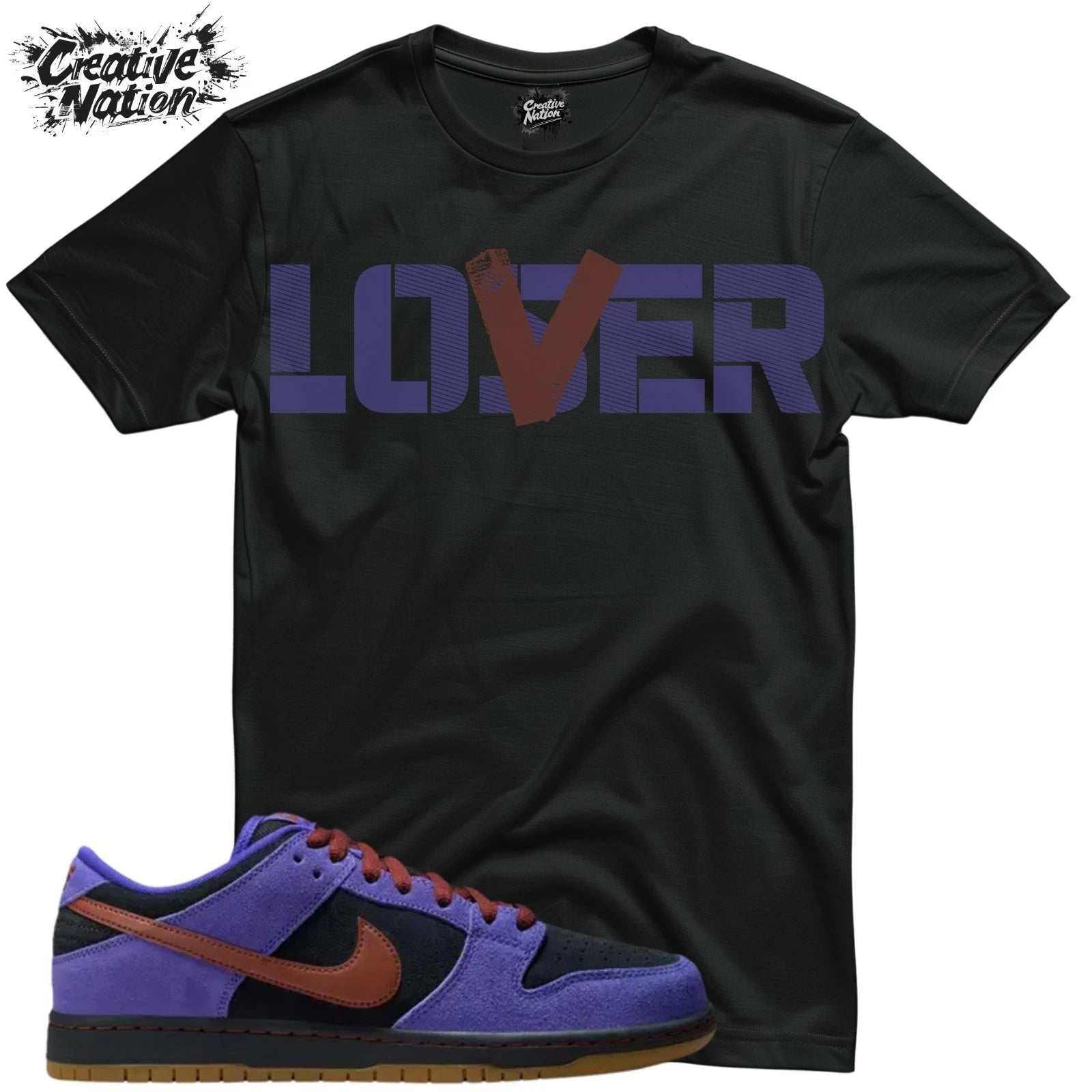 Shirt To Match SB Dunk Low Persian Violet Unisex Tee Sneaker Shirt Lover Shirt